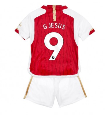 Arsenal Gabriel Jesus #9 Replika Babytøj Hjemmebanesæt Børn 2023-24 Kortærmet (+ Korte bukser)